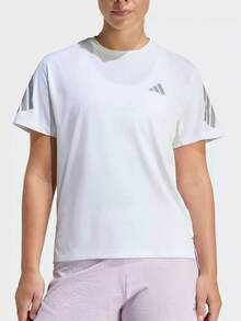 Adidas Áo thun ngắn tay chạy bộ nhanh khô và thoáng mát - trắng - Xem 3