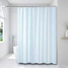Waterproof And Mold-Resistant Shower Curtain, Drill-Free Installation For Bathroom, Dry And Wet Separation Partition Curtain - Multicolor - View 2