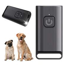 Mini Ultrasonic Dog Repellent, Rechargeable Portable Anti-Barking Device, Dog Training Anti-Barking Equipment With LED Indicator Light - Black - View 10