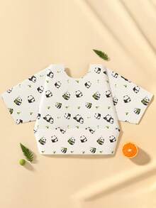 Baby Disposable Bib Apron, Children's Feeding Apron, Infant Complementary Food Bib, Anti-Stain Reverse Wear Apron For Autumn/Winter - Multicolor - View 3