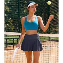 Sports Bra For Women Workout Bras Sexy Wide Straps Yoga Bras With Removable Padsand Adjustable Straps - Blue - View 6