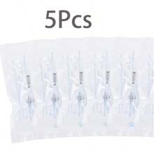 15-5PCS Microneedle Replacement Needles, Threaded Cartridge For Skin Pen, Threaded Connection Cartridge, Facial Skin Care Microneedle Massage Roller, Skincare Tool - Silver - View 12