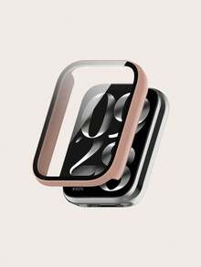 1pc Plain Integrated PC Protective Case & Screen Protector Compatible With Xiaomi Smart Band 10 Pro Scratch/Shock Proof Full Cover Bumper, Women/Men - Smart Band 10 Pro - View 16