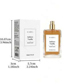 عطر نسائي 50 مل، عطر برائحة أنيقة دائمة، غير نفاذ، حلو ودافئ، مناسب للاستخدام اليومي والمواعيد - فانيليا عنبر - مشاهدة 5