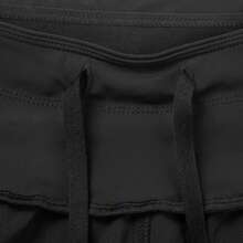 LI-NING Women's Quick Dry Reflective Shorts AKSW120, High Waist Anti-Chafe Running & Outdoor Training Breathable Bottoms - Black - View 6