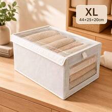 Dorm Foldable Portable Storage Box, Dust-Proof Clothes And Quilt Organizer, Spring-Loaded Household Storage Container - Convenient And Space-Saving, Perfect For Bed Sheets, Spring Clothing And Quilt Storage, Outdoor Patio Storage, Back To School Season - Multicolor - View 17