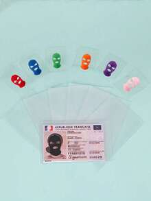 1/2/3/4/5/10pcs Sarung Pelindung Privasi Foto ID - Tempat Kartu PVC Buram, Kualitas Kristal, Tempat Kartu SIM, Anti-Magnetik, Cocok Untuk Kantor, Sekolah, Kartu Kredit, Kartu Identitas Kerja dan Kartu Akses, Mudah Dibawa, Ringkas dan Ringan - MultiWarna - View 8