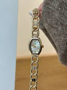 Gold Women's Quartz Watch, Fashionable Retro Classic Business Style, Suitable For Daily Wear, Gift, Casual Party - Gold - View 2
