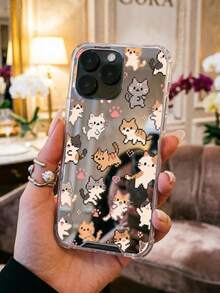Pixel Art Katzenmuster Spiegel Handyhülle kompatibel mit iPhone 13/15/16/17pro/17/14/17/15pro/15 Plus/15 Promax/7plus/8plus/X/Xs Max/Xr/11pro/12pro/13pro/14pro/12mini/13mini/11promax/12promax/13promax/14promax/14plus/17pro Max/17Air/6/6s Plus/7/8/16Pro/16plus/16promax/Se2 & kompatibel mit Samsung Galaxy/A54/A14/A12/A13/A15/A32/A33/A24/A52S/S20/S21/S22/S23/S24/S23Plus/S24ultra/S25/A33/A23/A07/A17/S26/A56/A57 - Verschiedenfarbig - Übersicht 4