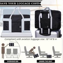 Multifunctional Foldable Travel Bag, Large Capacity Luggage Bag, Short Trip, Moving Handheld Storage Bag, Portable Carry-On Luggage Bag,Back To School - View 5