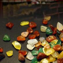 20/40/60/80/120/160/220g Natural Crystal Crushed Stone, Polished Colorful Pebbles For Decoration, Commonly Used For Flower Pots, Fish Tanks Or Landscape Design - Multicolor - View 7