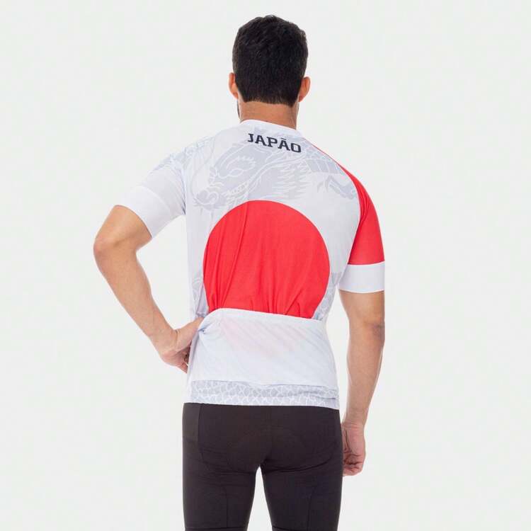 Camisa Ciclista Manga Curta Masculina Premium Zíper Total Copa