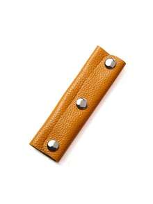 2 piezas/1 pieza Protector de agarre de manija de equipaje de cuero PU, Envoltorio antiarañazos para manija de maleta, Accesorio de cadena de correa para el hombro - Multicolor - Ver 20