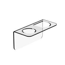 1 pieza Soporte multifuncional para peine de baño, estante de almacenamiento montado en la pared sin taladro, caja de almacenamiento para inodoro - transparente - Ver 5