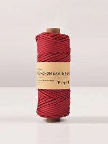3mm/50m Braid Rope, Thick Polyester Cord For DIY Macrame, Plant Hangers & Crochet Projects - Multicolor - View 59