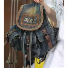 Women Fashion Backpacks - Retro Blue - View 1