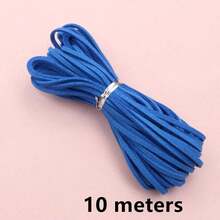 10m 2.5mm 扁平仿麂皮編織繩，韓式天鵝絨皮革繩，DIY項鍊珠寶製作材料 - rope cords - 查看 16