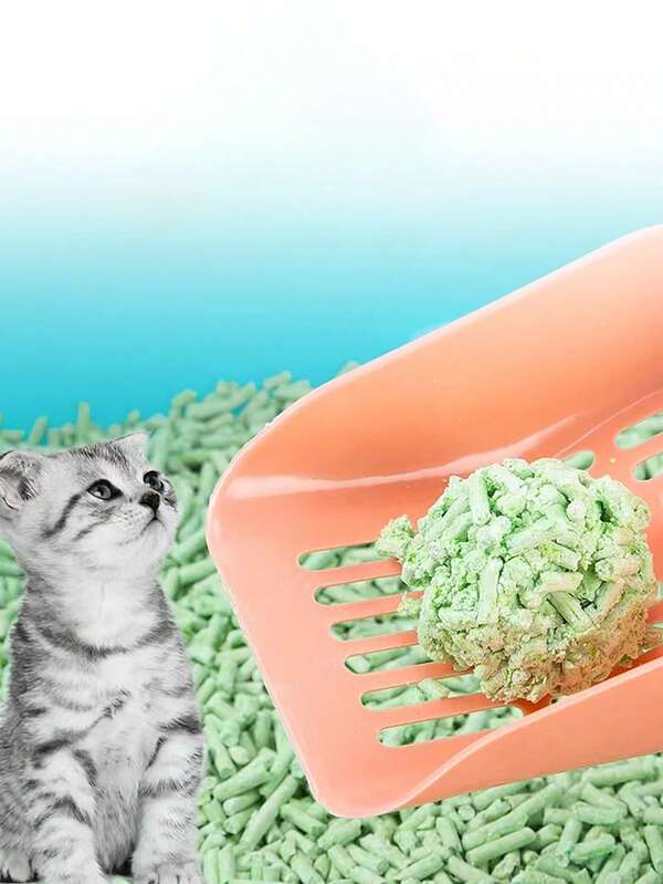 1pc Cute Cartoon Cat Litter Scoop, Efficient Sifting Without Clogging, Essential Pet Cleaning Tool For Cat Owners