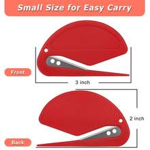 Multifunctional Envelope Cutter, Portable Cutting Tool. Cute Shaped Scissors And Portable Package Opener - Perfect For Students And Office Use, Fun Design, Durable - Multicolor - View 5