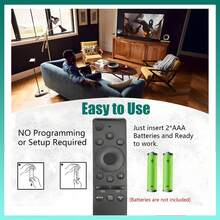 VELEC 電視遙控器替換件，相容於所有智慧電視、LED、LCD、HDTV、3D 系列電視 - 查看 5