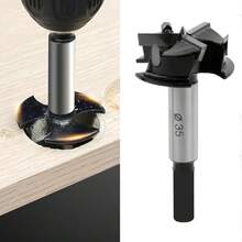 Mata Bor Lubang Engsel Tiga Daun 35mm, Pembuka Lubang Kayu dengan Panduan Pemosisian, Mata Bor Kayu Kelas Industri, Cocok untuk Pintu, Lemari, Pembuatan Furnitur - Mata bor tiga mata - View 4