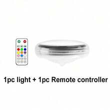 Luci solari per piscina, 9 colori RGB, galleggianti, con telecomando, timer 4/6/8 ore, impermeabili IP67, LED SMD5050 ad alta luminosità, accensione/spegnimento automatico, ideali per piscina, vasca da bagno, giardino, campeggio e feste. - Lampada galleggiante a energia solare (RGB) - Visualizzare 11