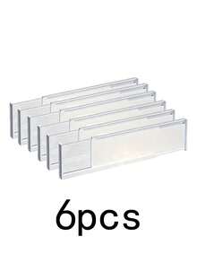 8 vách ngăn ngăn kéo điều chỉnh được, dụng cụ sắp xếp ngăn kéo bằng nhựa, vách ngăn mở rộng, thích hợp cho nhà bếp, phòng ngủ, bàn trang điểm, lưu trữ tùy chỉnh cho dụng cụ, mỹ phẩm, quần áo, lắp đặt dễ dàng không cần dụng cụ, thích hợp cho văn phòng tại nhà, xe RV và căn hộ. - Nhiều màu - Xem 17