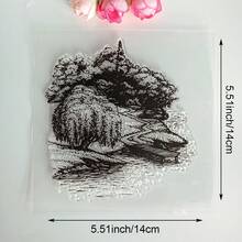Stempel Silikon Transparan/Stempel untuk Scrapbooking, Pembuatan Kartu, Dekorasi DIY, Seri Bunga, Lanskap, Alam, Tanaman - alam - View 49