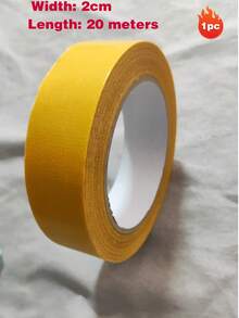 1pc High Adhesive Fabric Tape, No-Cut Multi-Functional Seamless Hem Extender, Suitable For Fabric Clothing, Self-Adhesive Fix, Length 20m (65.62ft) - Width - View 10