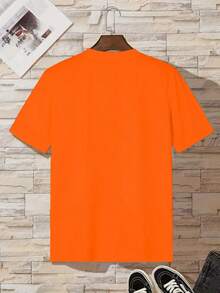August 11, 2025, Summer T-Shirt For Boys With Skull Print, Casual Short Sleeve T-Shirt For Kids - Jeruk - View 2