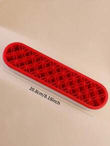 1pc Silicone Cosmetic Storage Rack, Lipstick Holder, Brush Drying Rack - Multicolor - View 2
