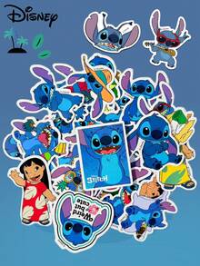 Disney 迪士尼 62入「莉洛與史迪奇」系列官方授權貼紙 - 51pcsStitch - 查看 4