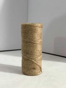 1件圓柱形手工DIY裝飾禮品綁紮編織天然黃色麻繩 - 多色 - 查看 8
