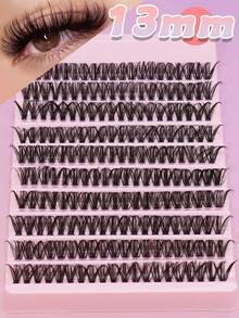 8-13mm Single 200 Clusters Of Natural False Eyelashes Are Suitable For Parties, Nightclubs, Daily Work Meetings And Other Occasions. - D - 查看 7