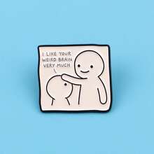 Lapel Enamel Pins And Brooches Badge Pins For Backpacks Bags Backpack Cool Decoration Friend For Gifts - Multicolor - View 6
