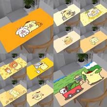 1入 Sanrio Pompompurin 可愛耐用電競滑鼠墊/桌墊，防滑，適用於辦公室、學校與居家裝飾，趣味設計，可水洗 - 222 - 查看 1