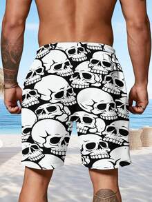 Men Beach Shorts - Multicolor - View 2