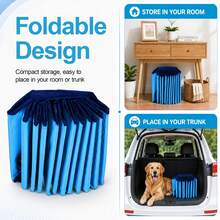 Duty Foldable Pet Bath Tub - Portable Dog Swimming Pool With Drain - View 4