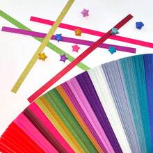 360 Sheets Sparkling Diamond Star Lucky Star Folding Paper In 18 Colors Sparkling Pink Sparkling Star Folding Paper - Glittering Star Paper - View 5