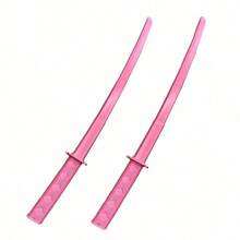 1pc Spring-Loaded Retractable Plastic Fake Knife, Prank Performance Prop - Multicolor - View 3