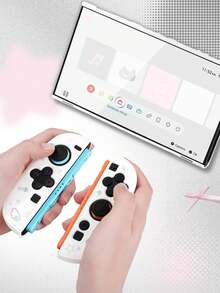 Funda protectora de silicona GeekShare Star Cat para Switch 2, funda protectora anti-arañazos y anti-golpes con diseño de dibujos animados lindo - Ver 4