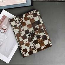 1件裝牛紋格紋平板保護殼，附筆槽，相容 iPad 10代 Smart Case/Air 13(M3 2025)/Air 11/11(A16 2025)，相容 Oppo Pad、 Matepad、Vivo Pad、Honor Pad、Xiaoxin Pad - 彩色 - 查看 10