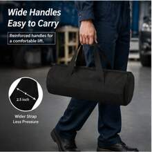 Thickened Canvas Lightweight Tool Bag, Multi-Functional Storage Bag With Car Repair Tool Set - A - View 4