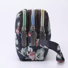 女用手拿包 3層長夾 大容量鑰匙包 休閒手機包 女用錢包 - 彩色 - 查看 2