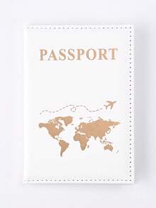 Manovix 1PC Multi-Color Matte PU Leather Passport Holder, World Map Pattern & Embossed Letters, Built-In Boarding Pass And ID Card Slot, Practical Travel Accessories For Flight, Cruise & International Travel, Birthday & Holiday Gift For Women Back To School - Purple - View 12