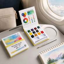 12 Colors Solid Watercolor Paint Set, Art Painting Use (Professional Art Use) - Sets - View 4