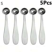 Stainless Steel Multi-Function Measuring Spoon Set, Includes Coffee Scoop, Powder Scoop, Spice Clamp - Teaspoon - View 10