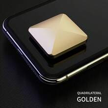 1PC Aluminum Alloy EDC Stress Relief Toy, Square And Hexagonal Desktop Dynamic Rotating , Rolling And Throwing Adult Stress Relief Toy, Portable Desk Accessory, Used To Relieve Anxiety, Available In Black, Gold, And Silver - Multicolor - View 10