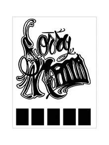 1 miếng hình xăm dán tạm thời phong cách graffiti chữ tiếng Anh "Sorry Mama" kiểu thảo mộc, thiết kế hình xăm chân thực, phù hợp cho du lịch hàng ngày, lễ hội âm nhạc, trò chơi, quà tốt nghiệp, dùng trong 7-14 ngày - màu đen - Xem 4