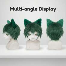 1件裝 毛絨動物面具 Cosplay 面具 動物頭飾 動漫角色服裝配件 萬聖節服裝道具 - 查看 11